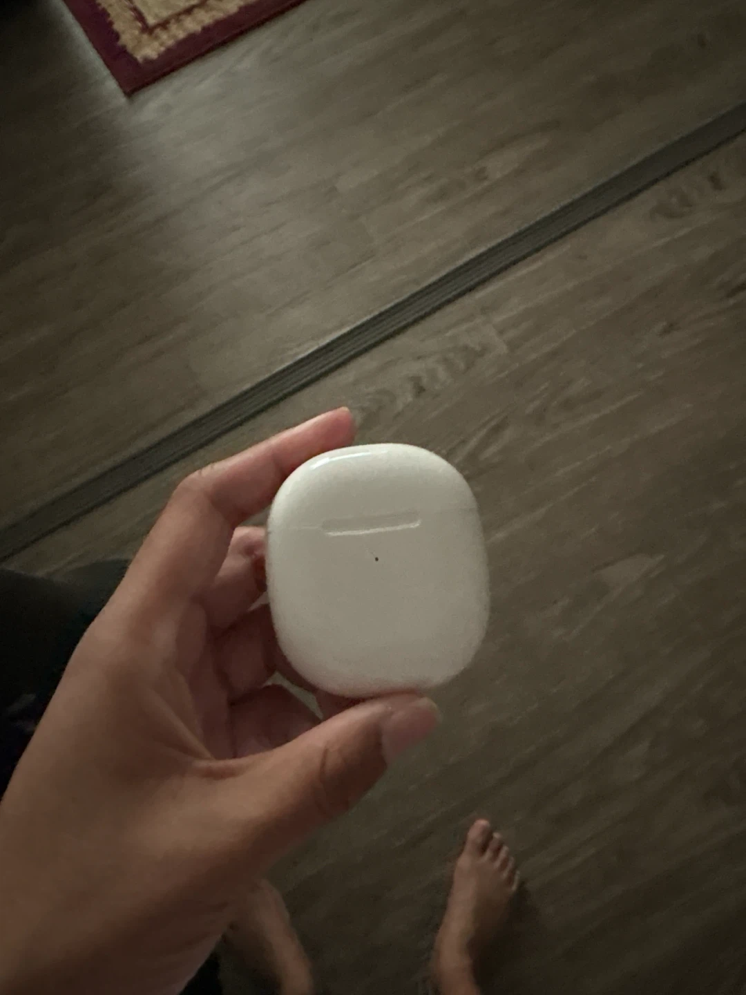 White Wireless Earbud Charging Case