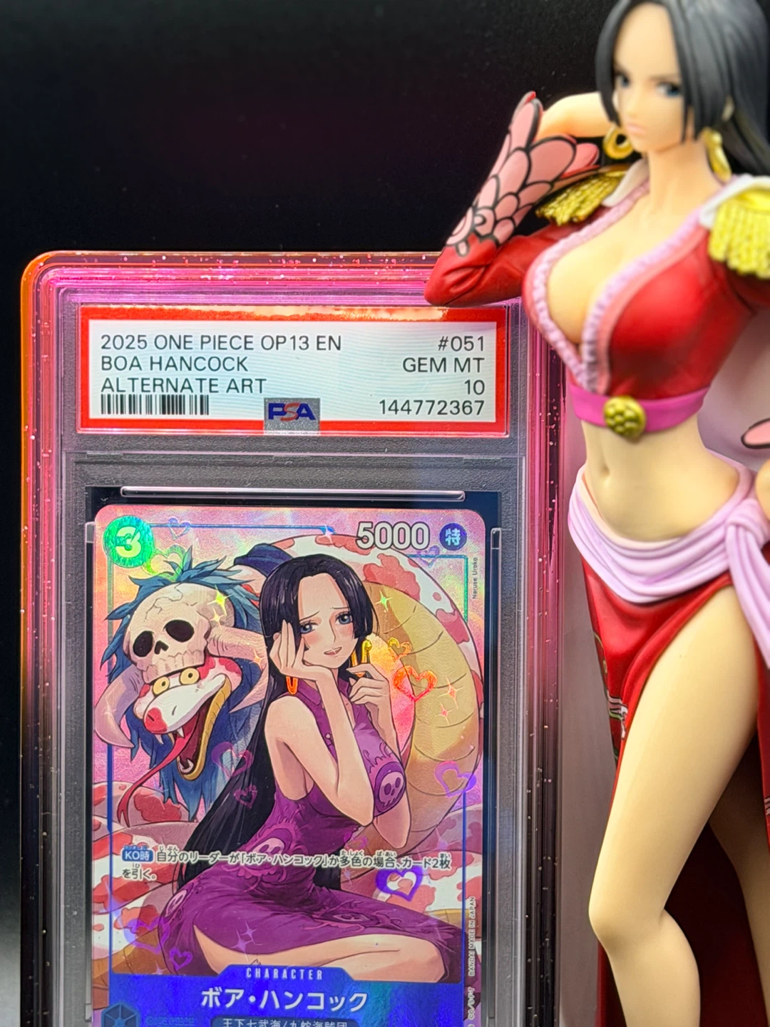 One Piece Boa Hancock Alternate Art Card (GEM MT 10) - photo 2