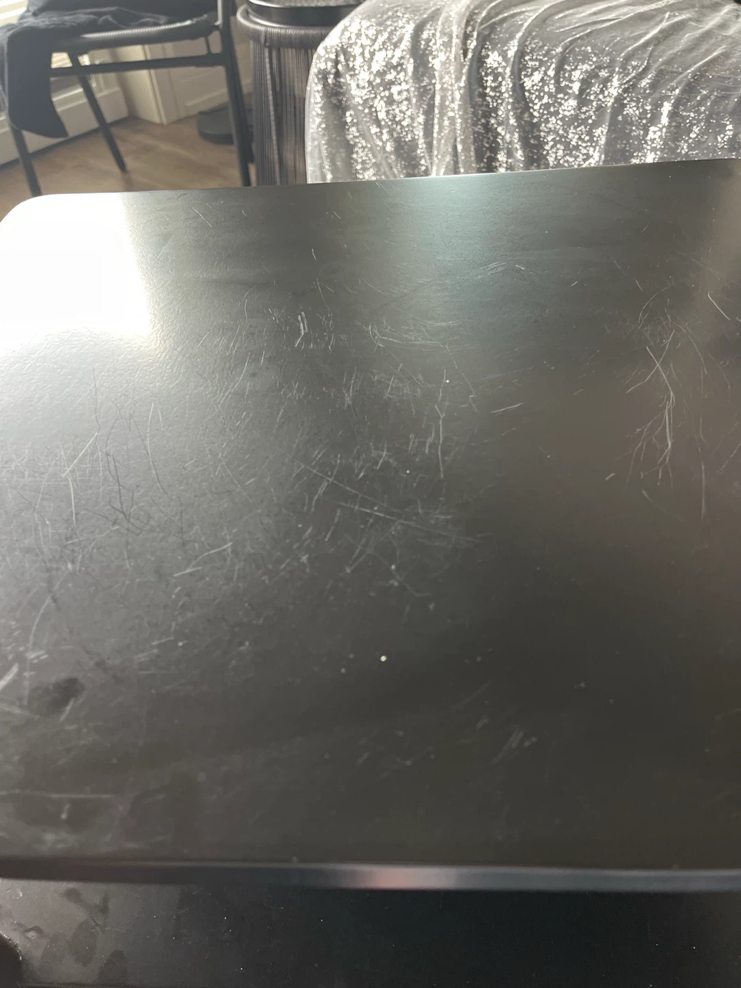 Black Nightstand with Two Drawers - photo 2