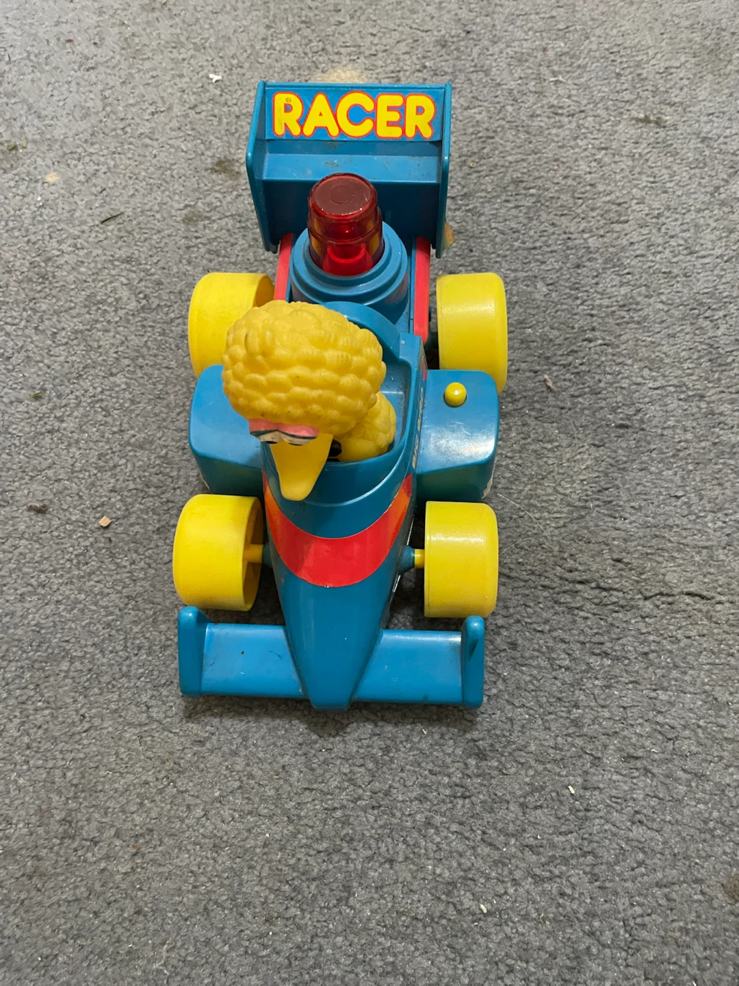 Vintage Fisher-Price Big Bird Racer Toy