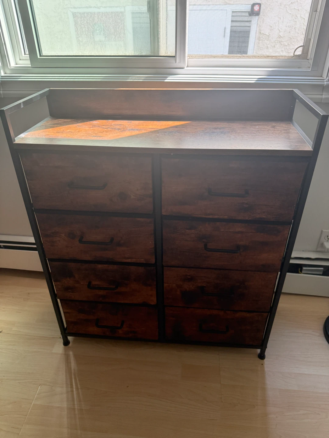 8-Drawer Dresser with Wood Top