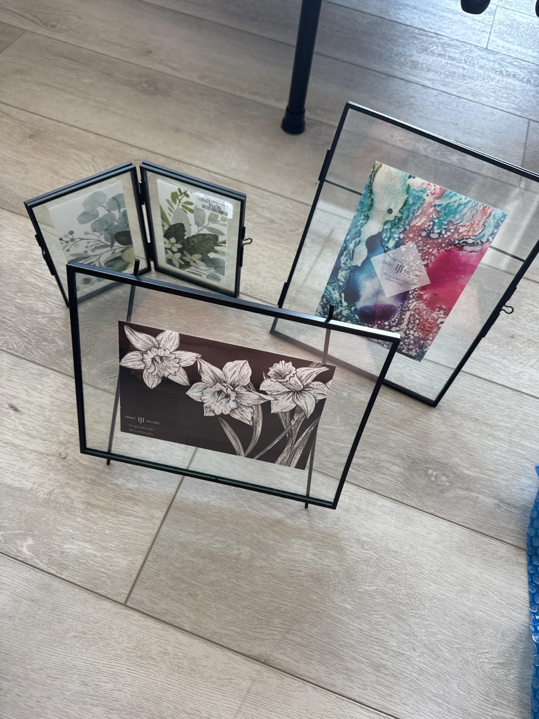 Isaac Jacobs Floating Glass Picture Frames (Set of 4) - photo 2