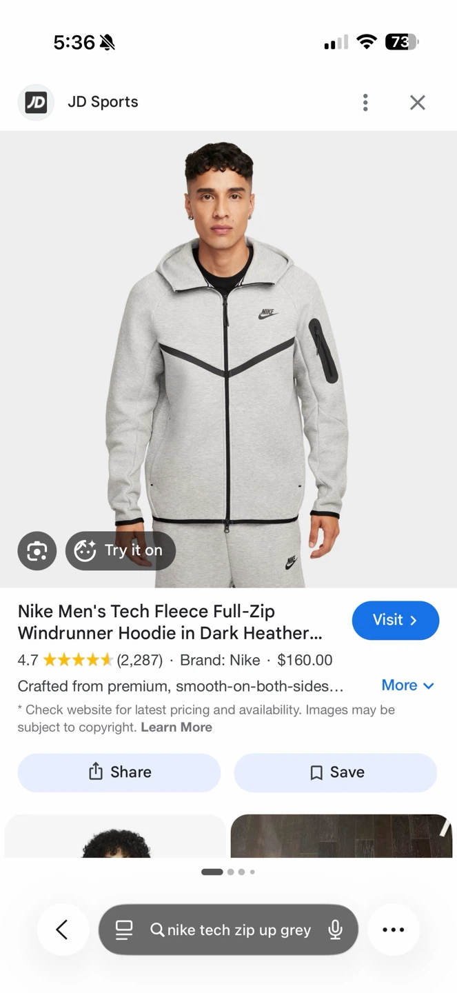 Nike Men's Tech Fleece Full-Zip Windrunner Hoodie