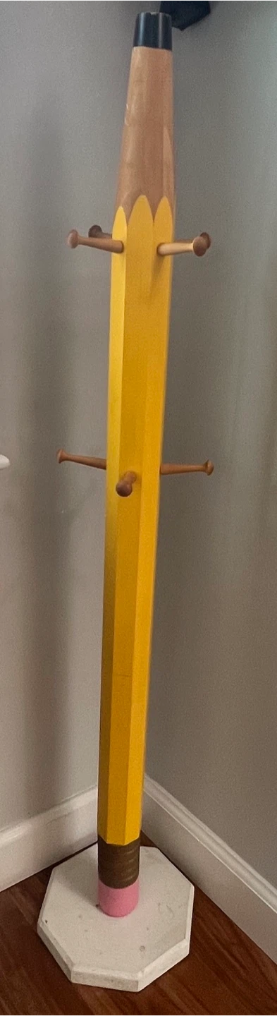 Giant Pencil Coat Rack