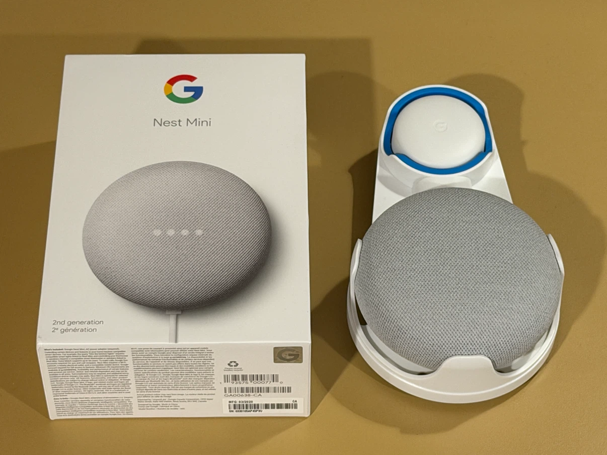 Google Nest Mini (2nd Gen) Smart Speaker - Grey