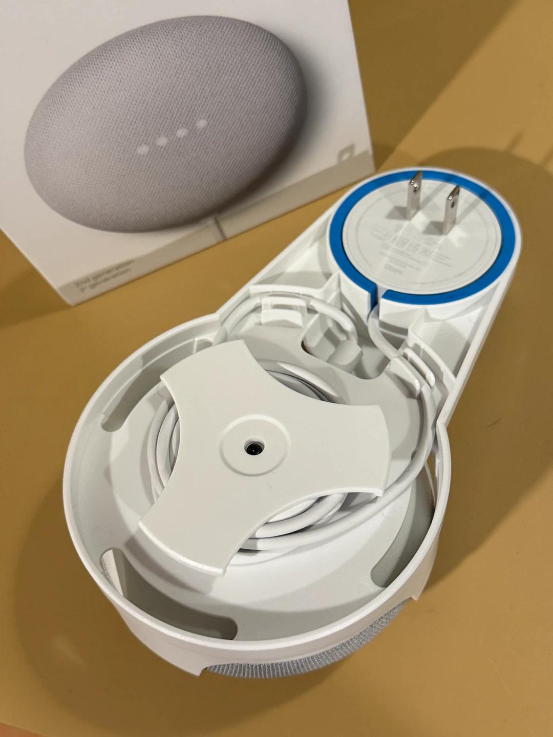 Google Nest Mini (2nd Gen) Smart Speaker - Grey - photo 3
