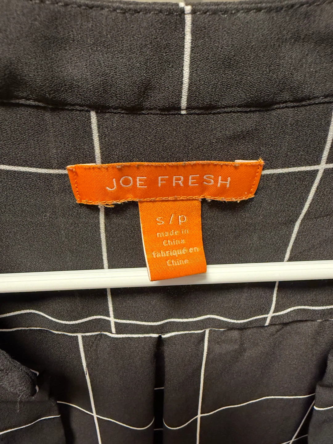 Joe Fresh Black & White Grid Tunic Shirt - photo 2