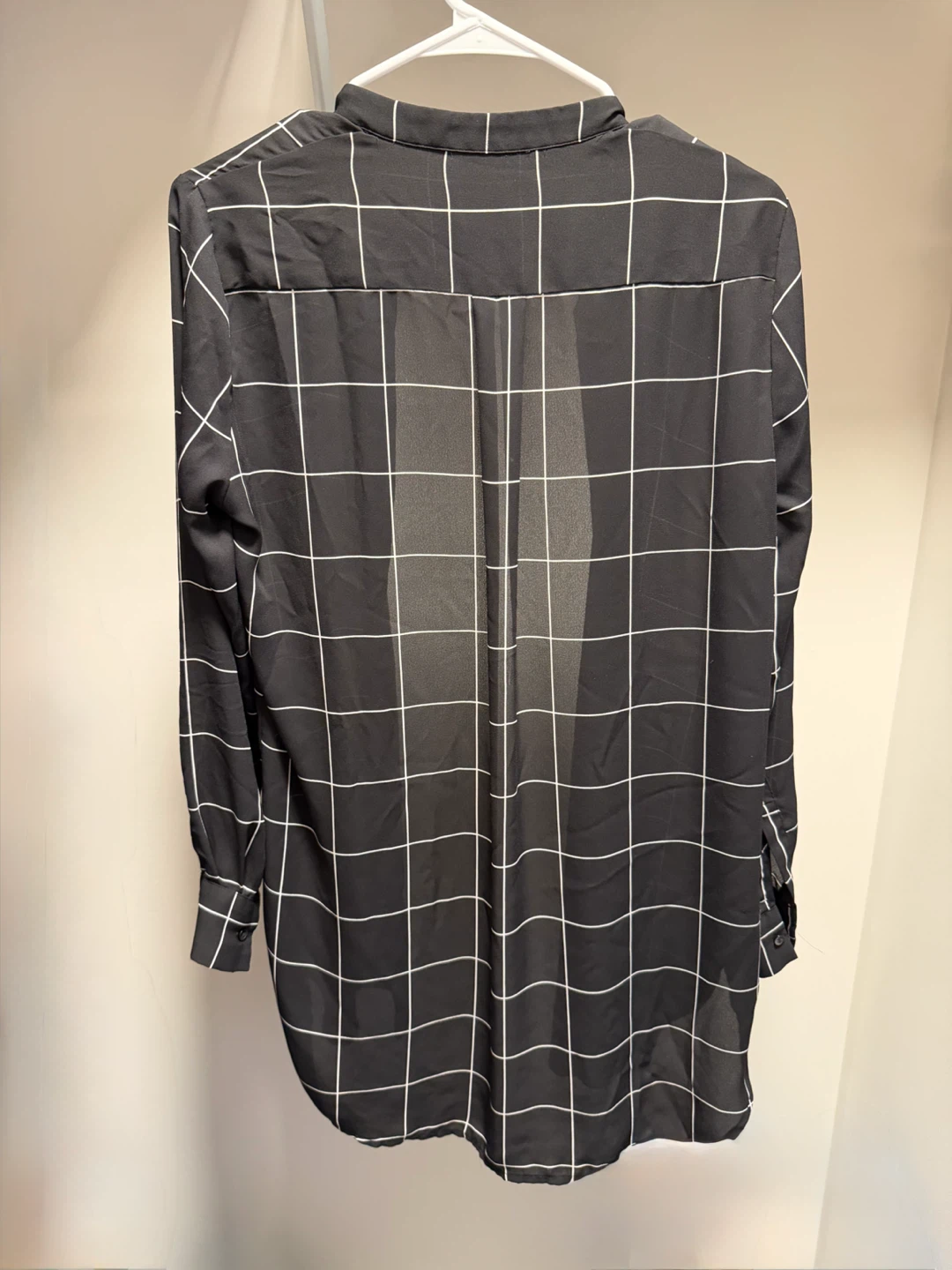 Joe Fresh Black & White Grid Tunic Shirt - photo 3