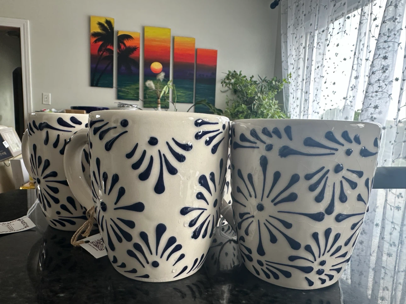 Set of 5 México Talavera Mugs -  Mayólica Santa Rosa 🇲🇽