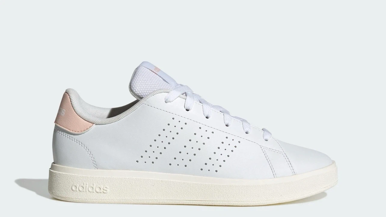 Adidas Women's Advantage Sneaker - White/Pink - photo 3
