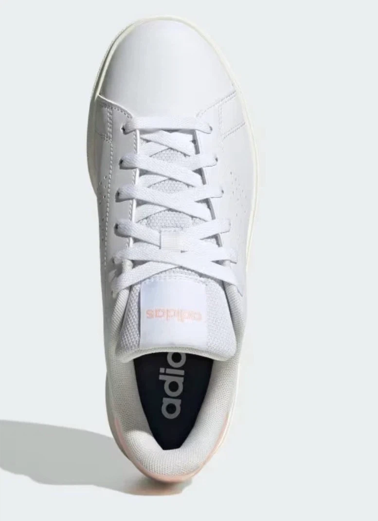 Adidas Women's Advantage Sneaker - White/Pink - photo 4