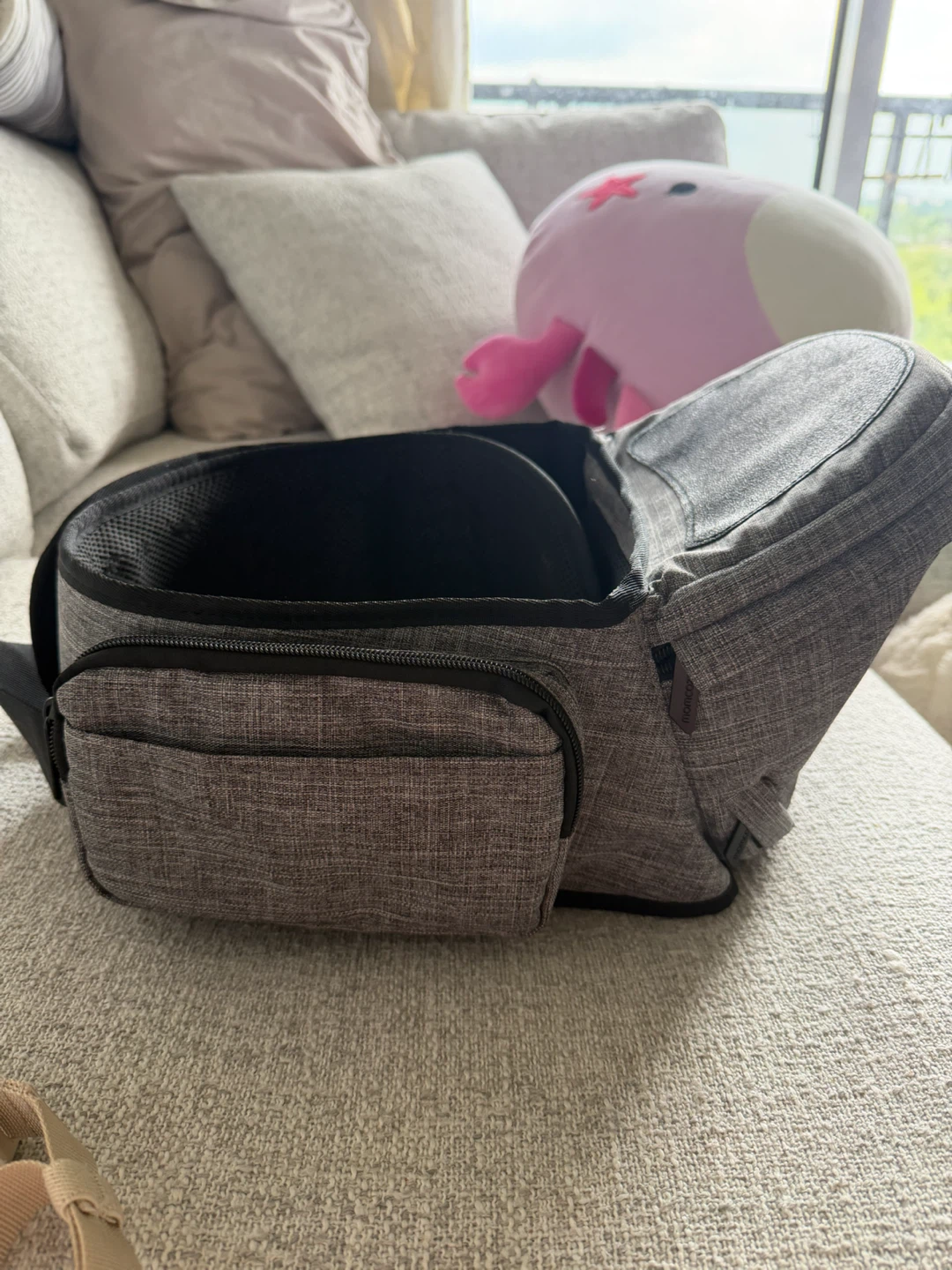MOMCOZY Grey Baby Carrier Hip Seat - photo 2