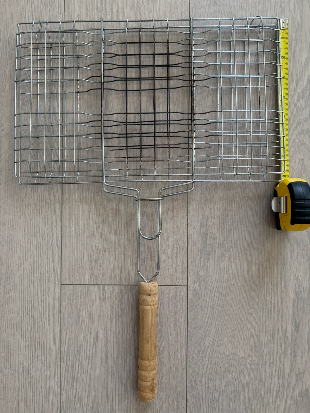 BBQ Grill Basket with Wooden Handle - photo 3