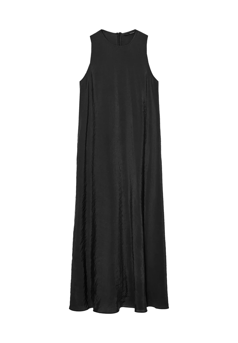 ZARA BLACK FLOWY MIDI DRESS  in xs size