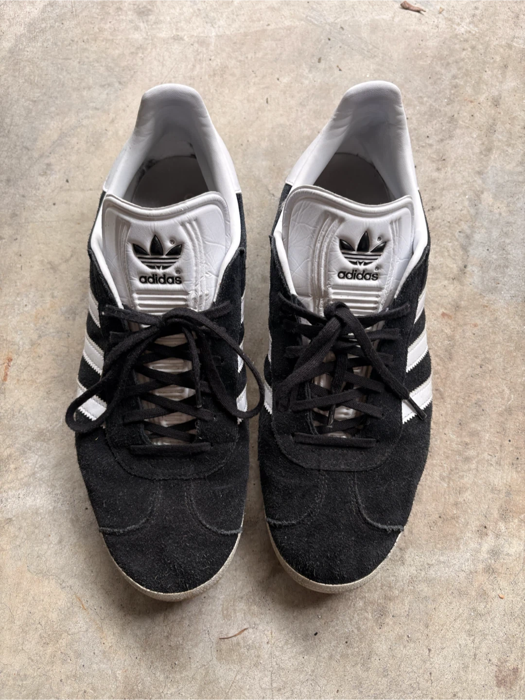 Adidas Gazelle Black Suede Sneakers