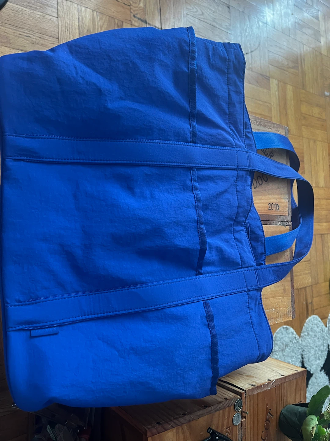 Lululemon Blue Tote Bag