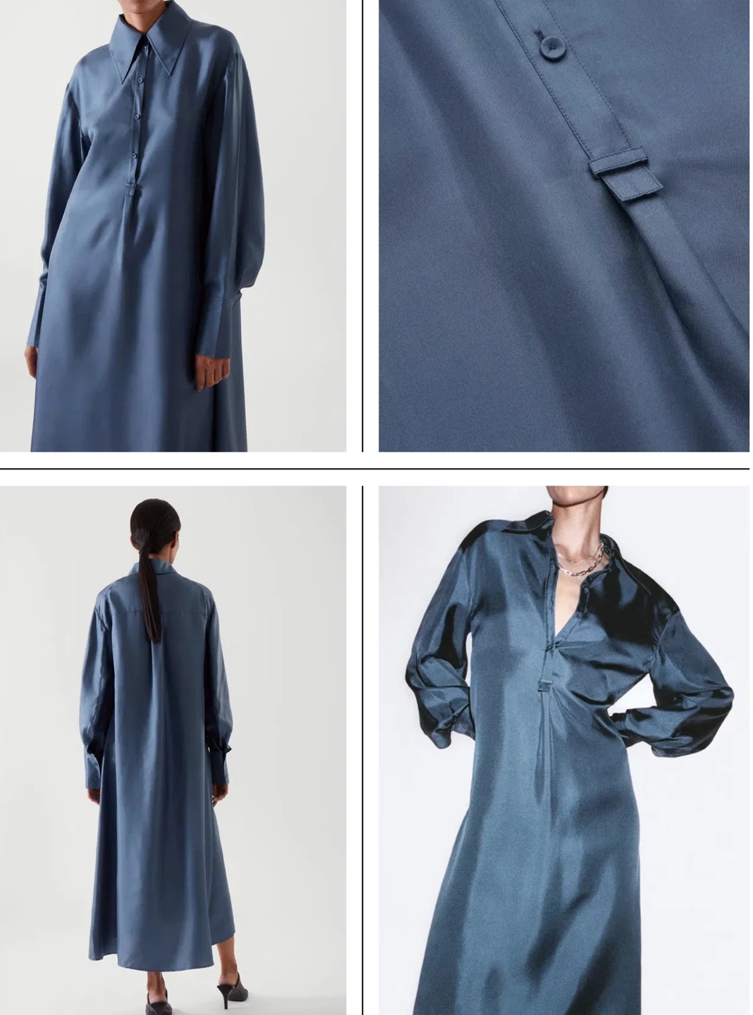 100% Mulberry Silk COS Dress - New! - photo 3