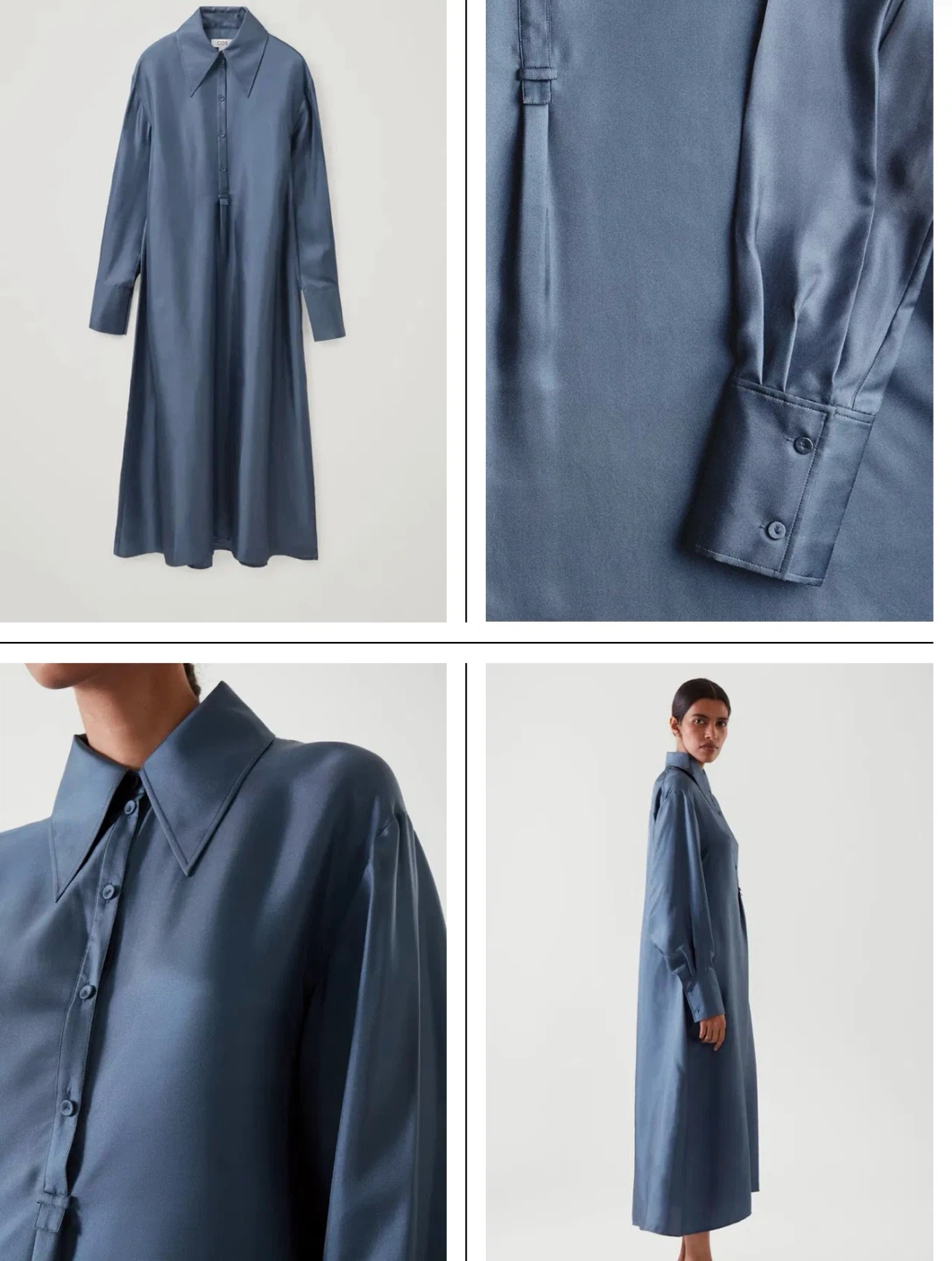 100% Mulberry Silk COS Dress - New! - photo 4