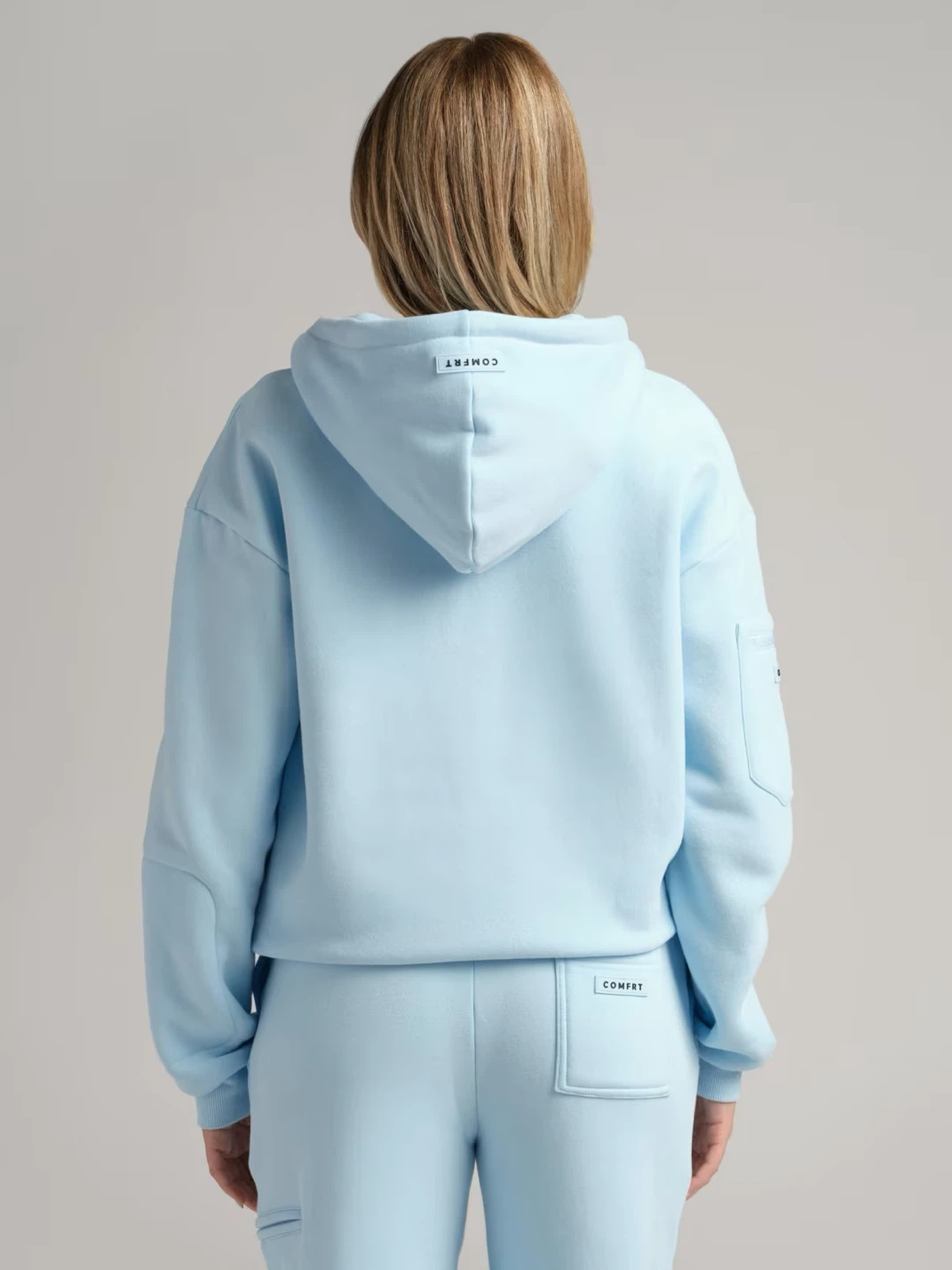 Comfrt Baby Blue Hoodie and Joggers Set - Size XS - photo 5