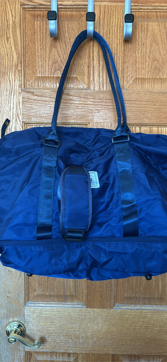 Blue Weekender Duffle Bag 40L