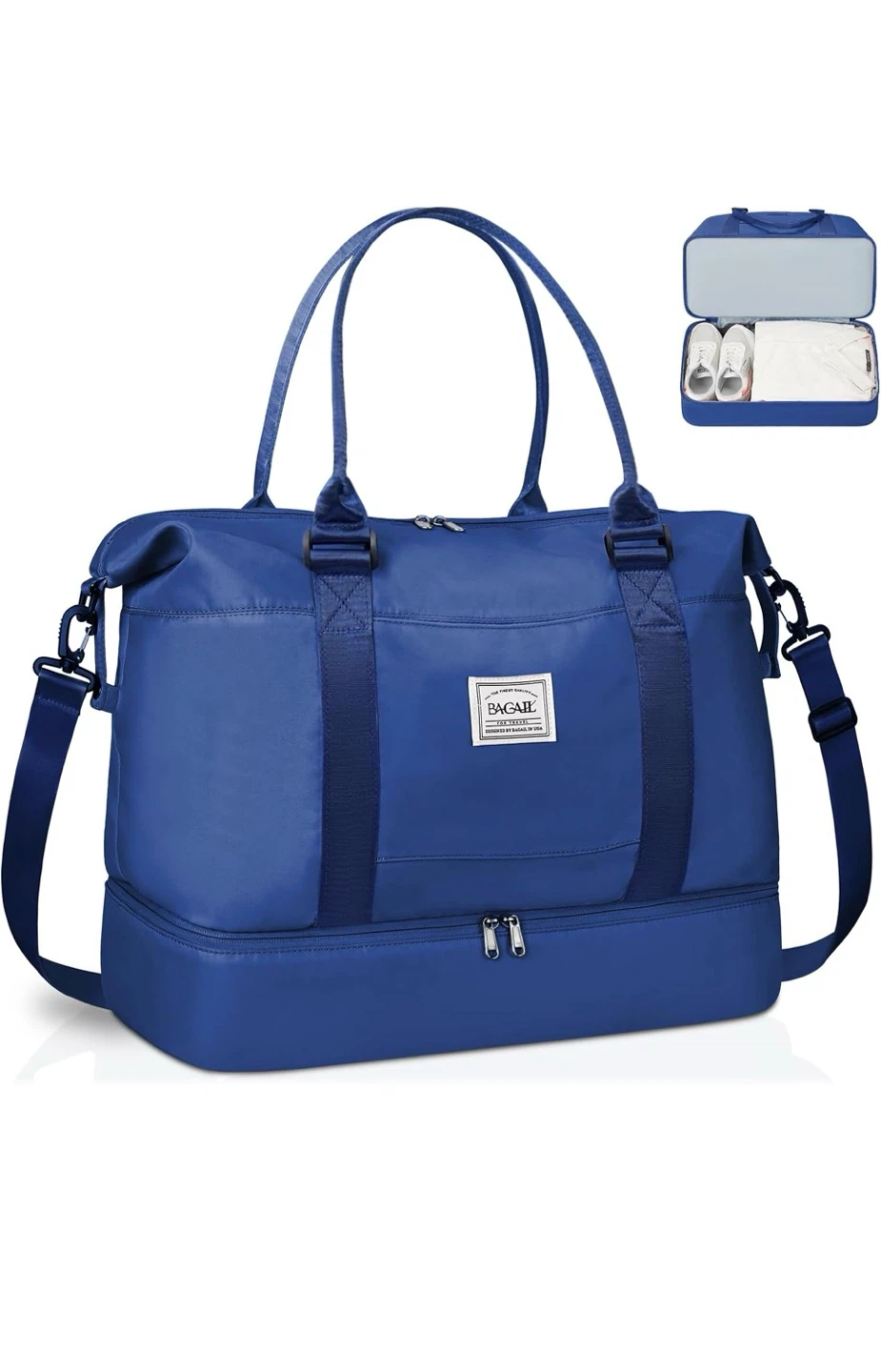 Blue Weekender Duffle Bag 40L - photo 4