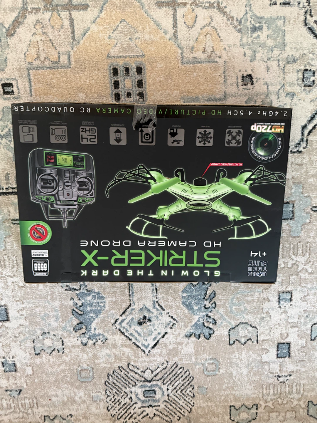 Glow in the Dark Striker-X HD Camera Drone - photo 2