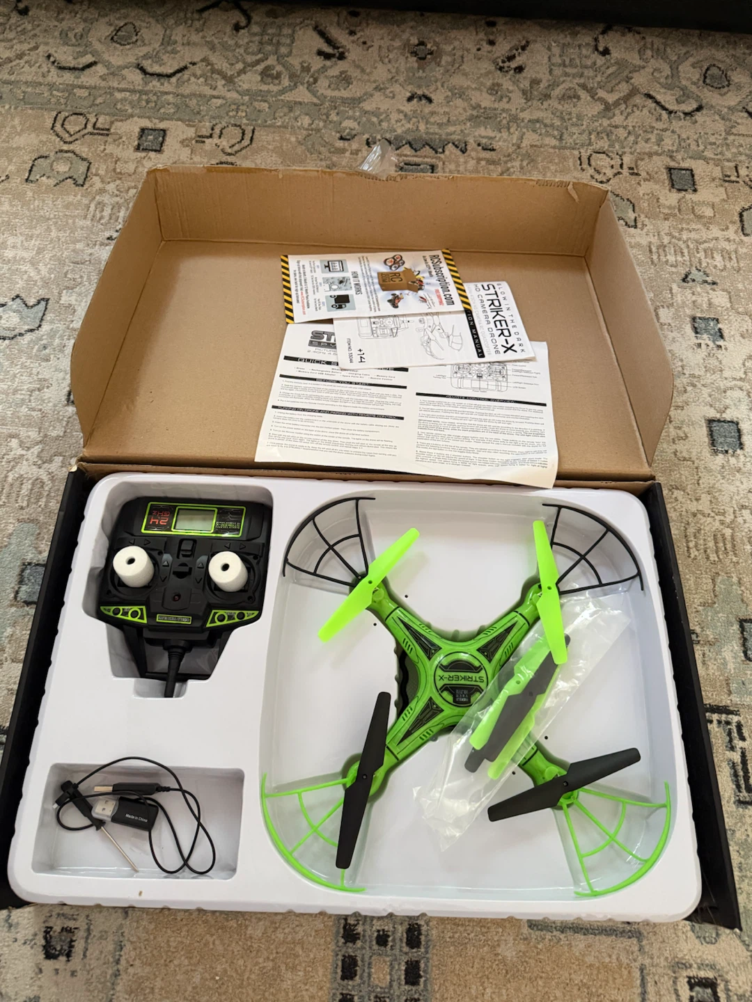Glow in the Dark Striker-X HD Camera Drone - photo 3