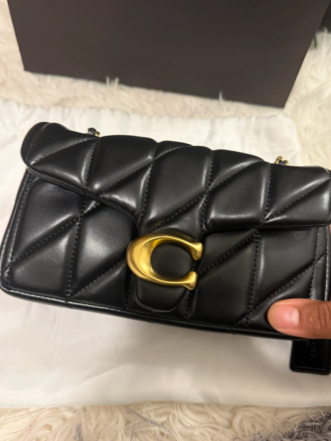 Coach Black Quilted Leather Shoulder Bag - photo 3