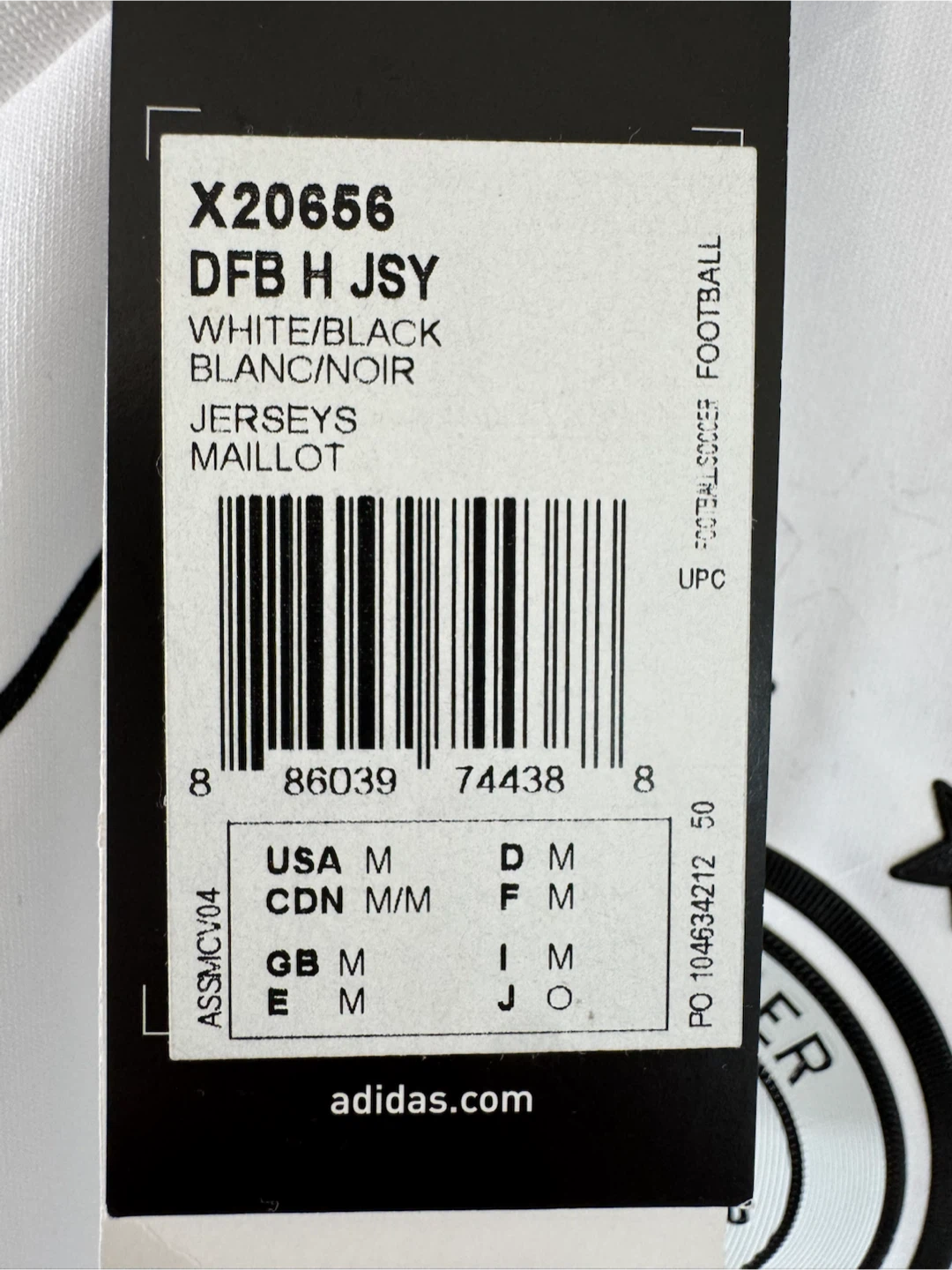 Adidas Germany Football Jersey - Size Medium - photo 4