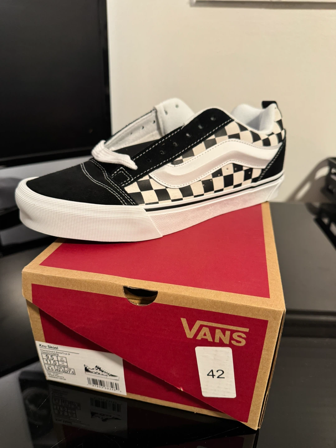 Vans Knu Skool Checkerboard Shoes