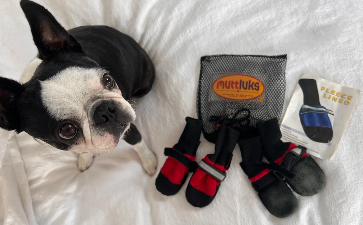 Muttluks fleece-lined dog boots—XS - photo 3