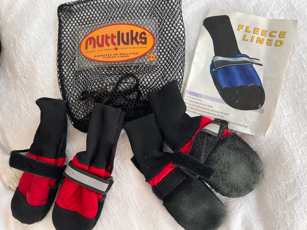 Muttluks fleece-lined dog boots—XS - photo 4