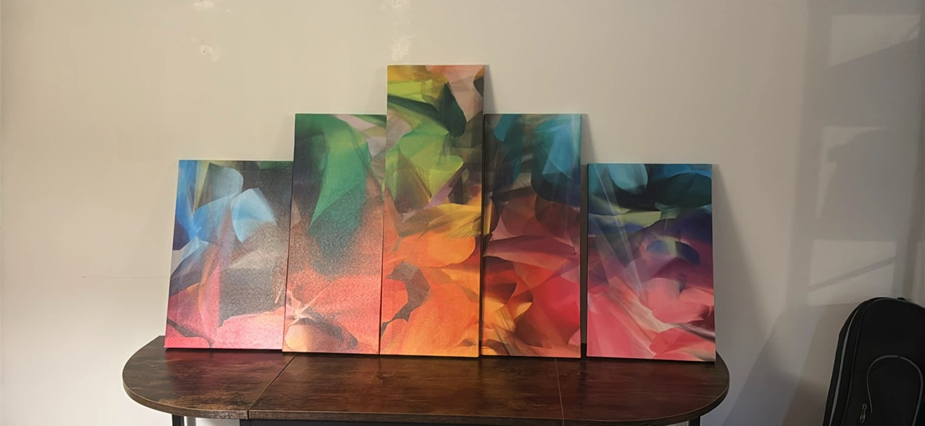 Abstract Canvas Wall Art Set 5 piece