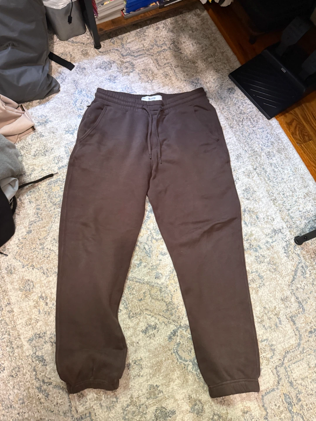 Hollister Relaxed Jogger Pants Brown Size S
