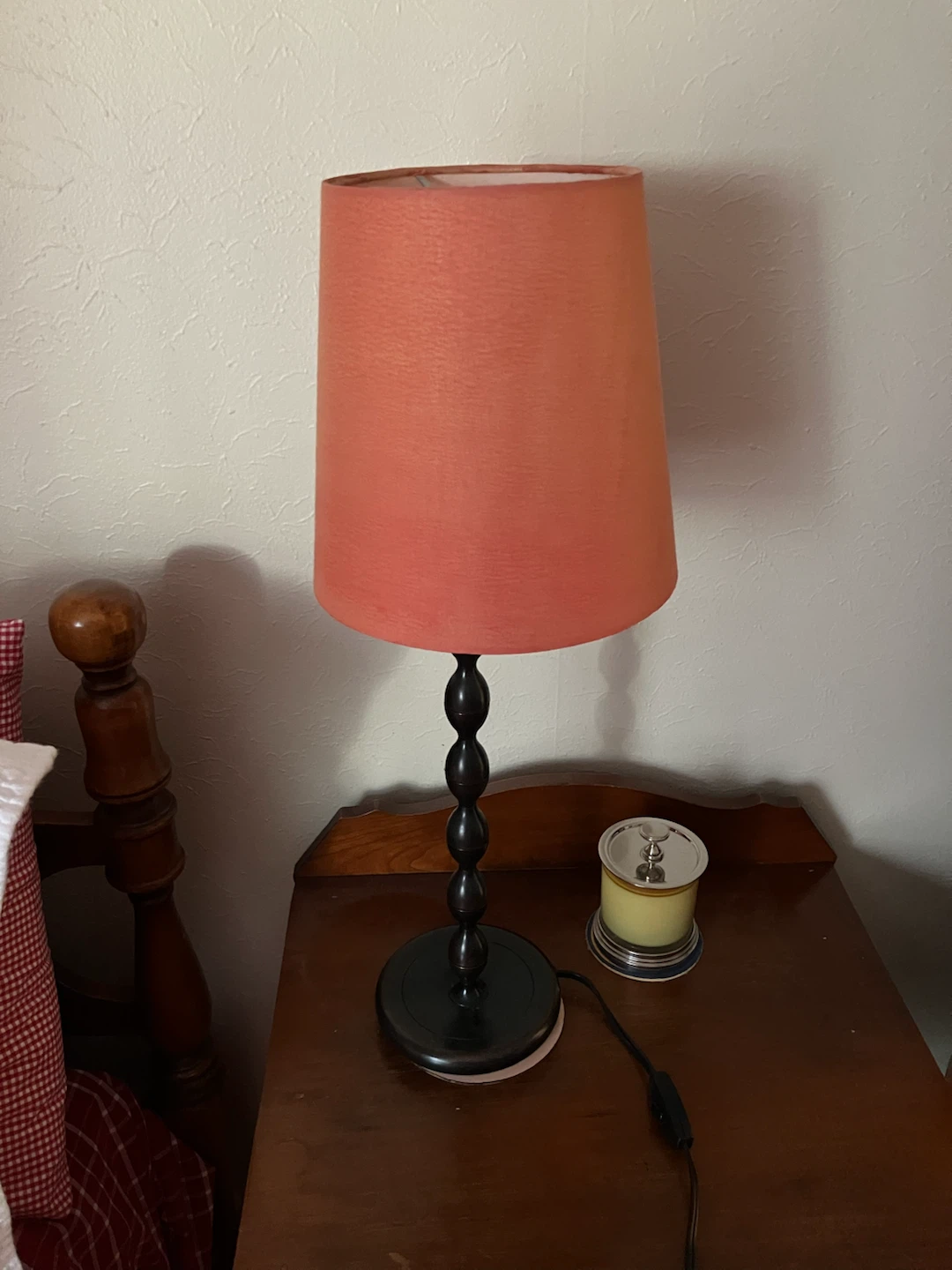 Vintage Ikea bedroom lamp.