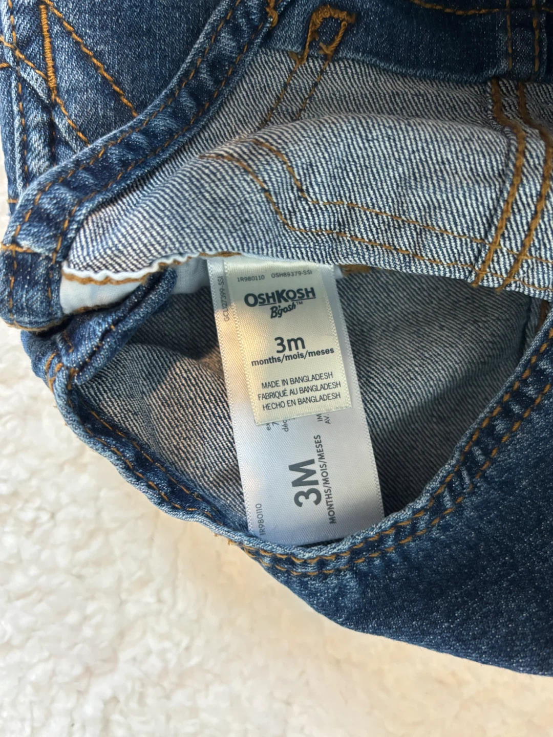 OshKosh B'gosh Baby Denim Overalls - photo 2