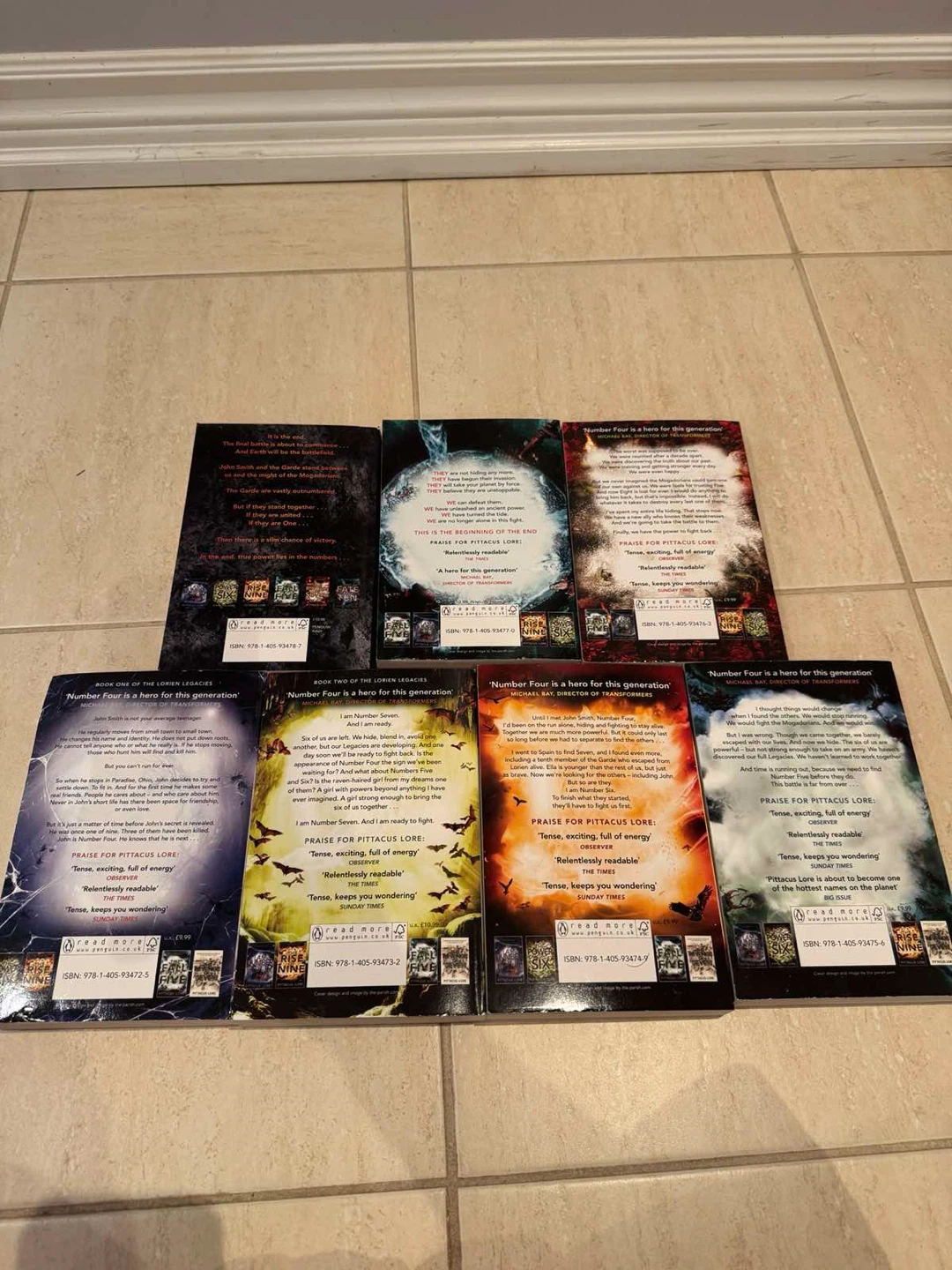Pittacus Lore Lorien Legacies Book Series 7 Books - photo 3