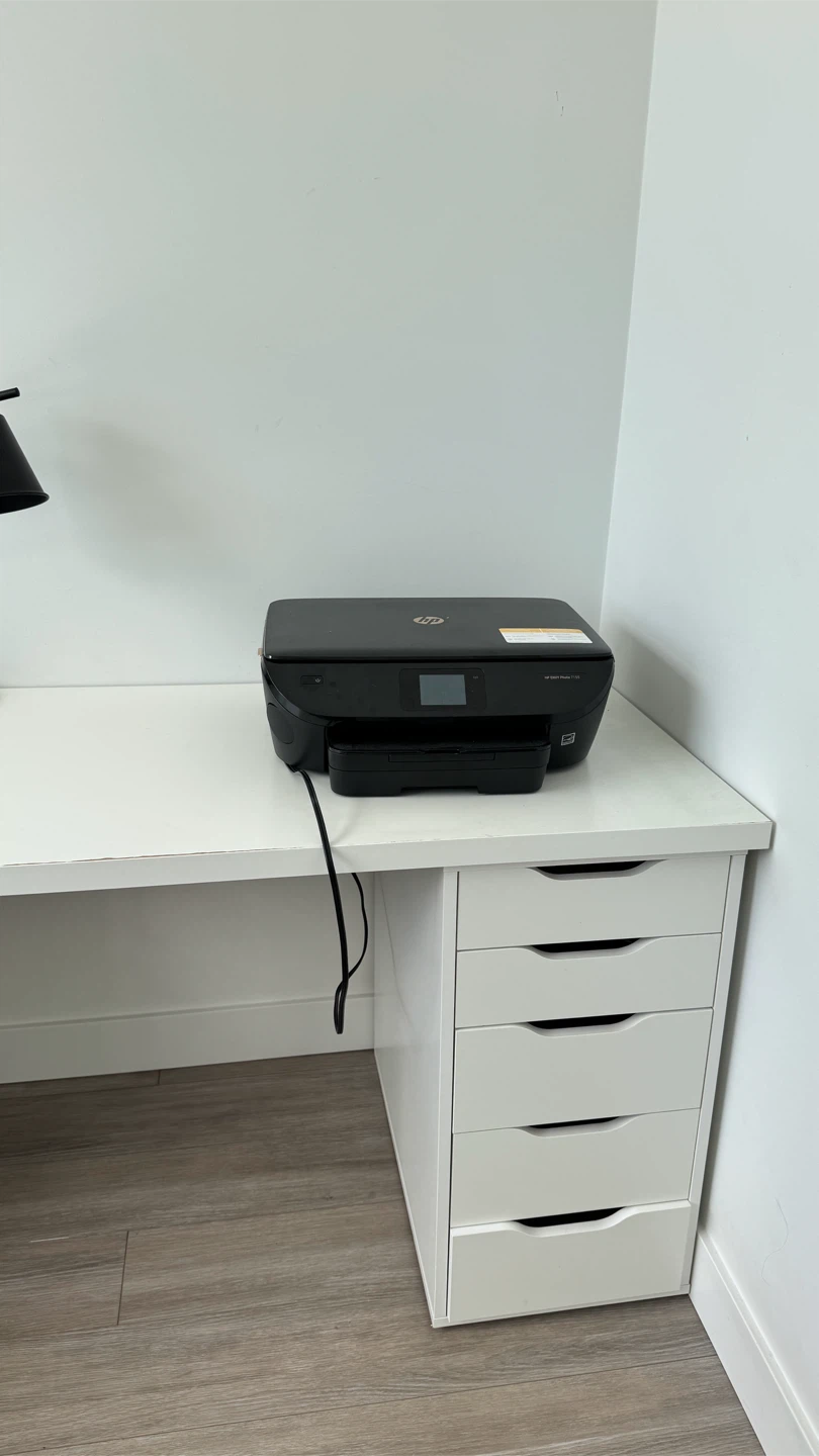 IKEA White Desk - photo 2