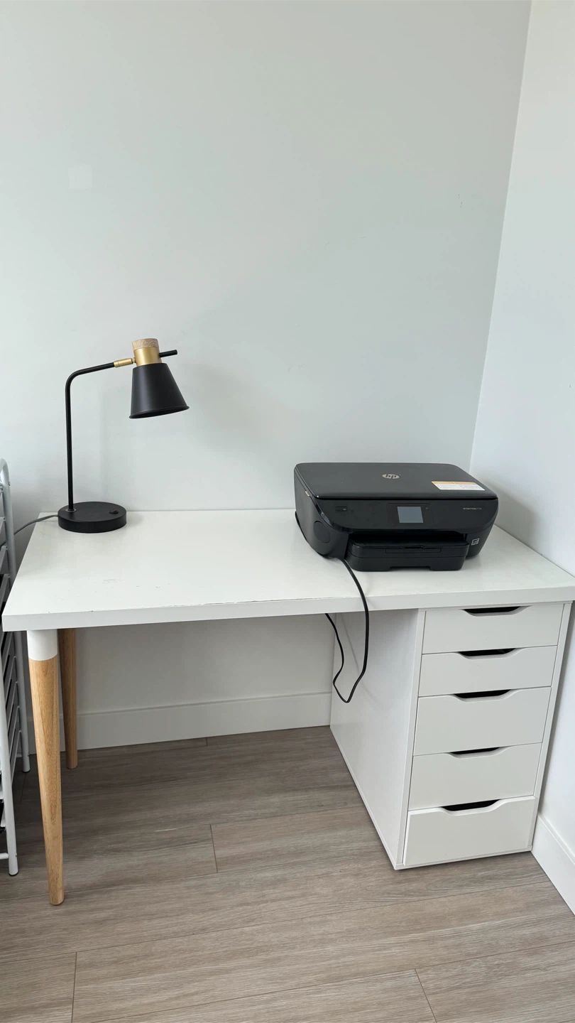 IKEA White Desk - photo 3