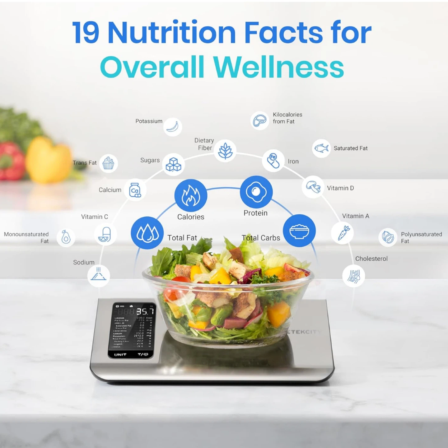 ETEKCITY Smart Nutrition Scale - photo 3