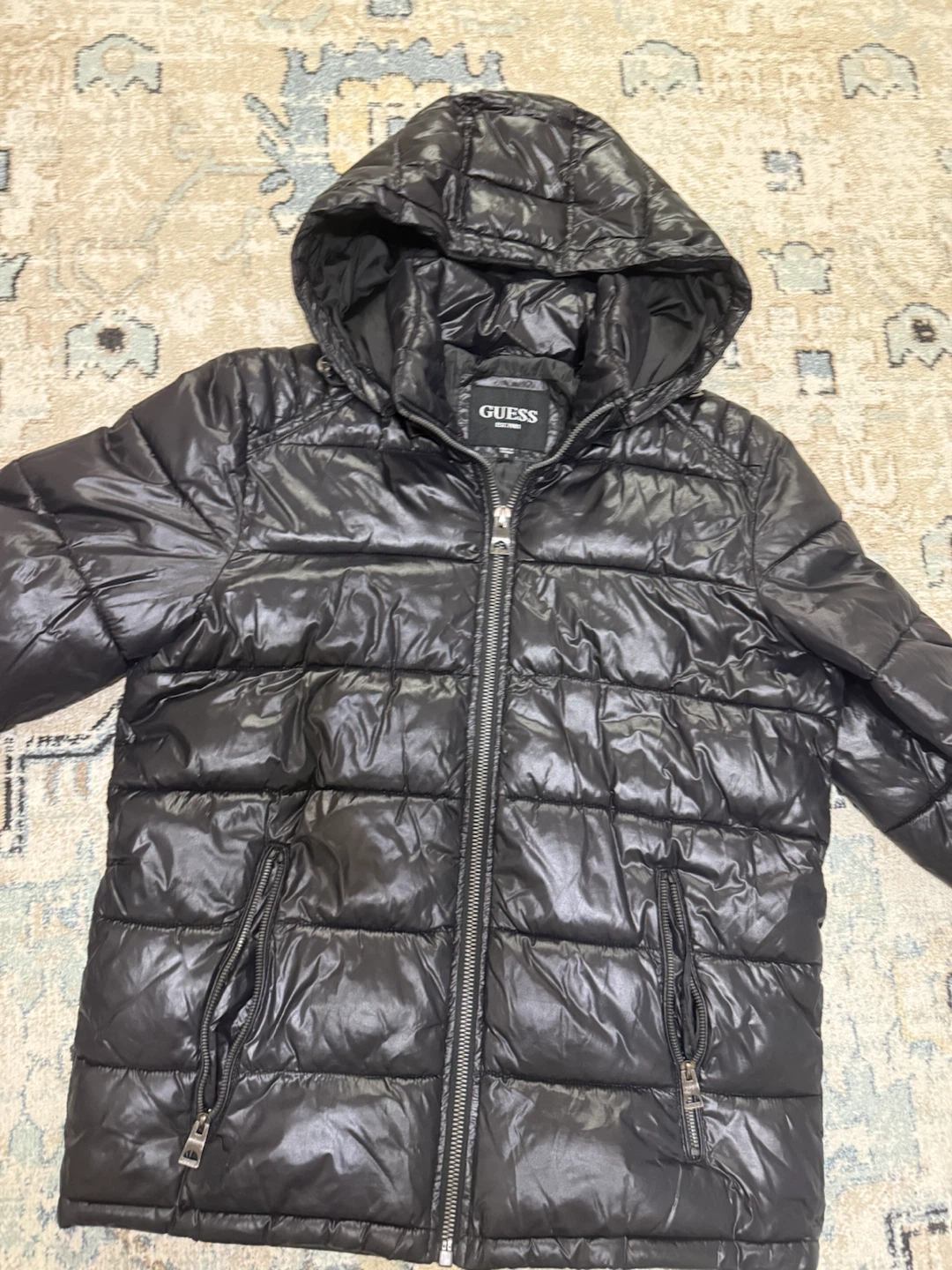 GUESS Black Puffer Jacket