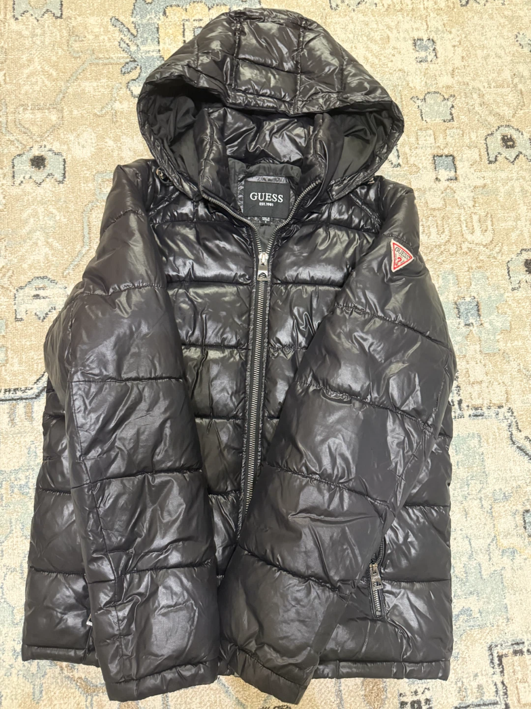 GUESS Black Puffer Jacket - photo 2