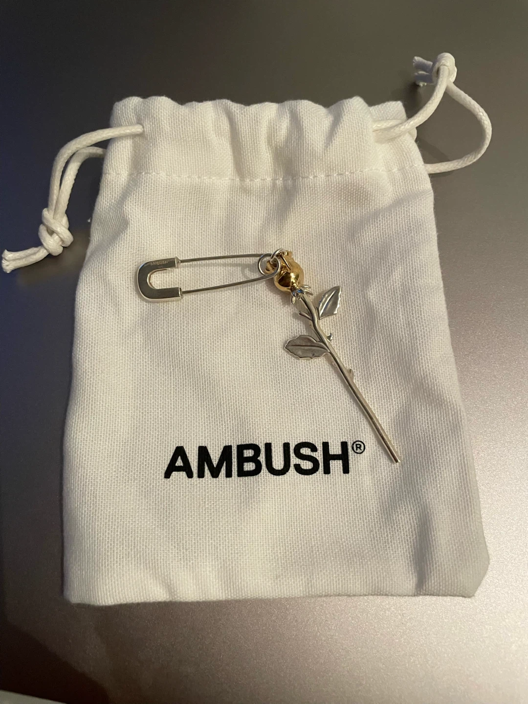 AMBUSH Rose Charm Earrings - photo 2