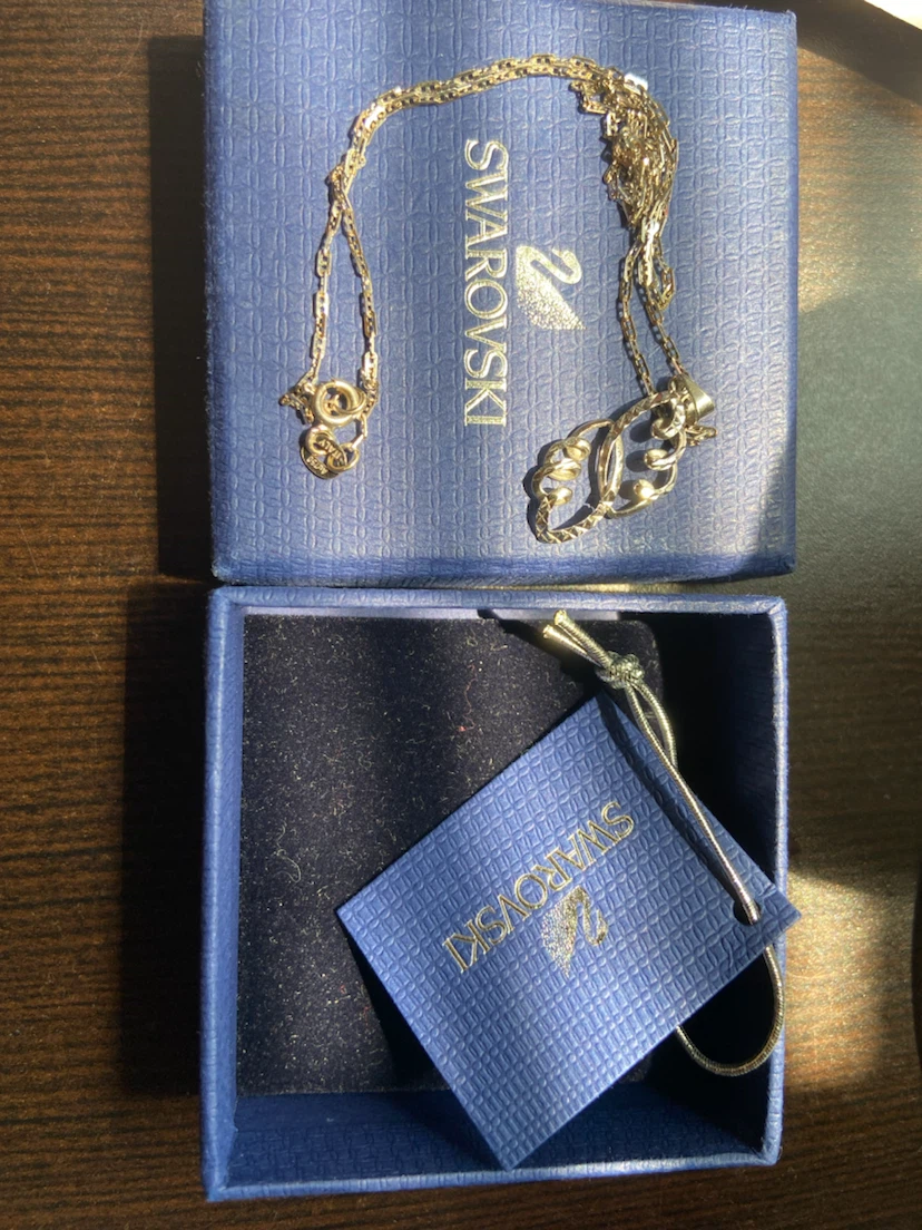 Swarovski silver necklace - photo 5