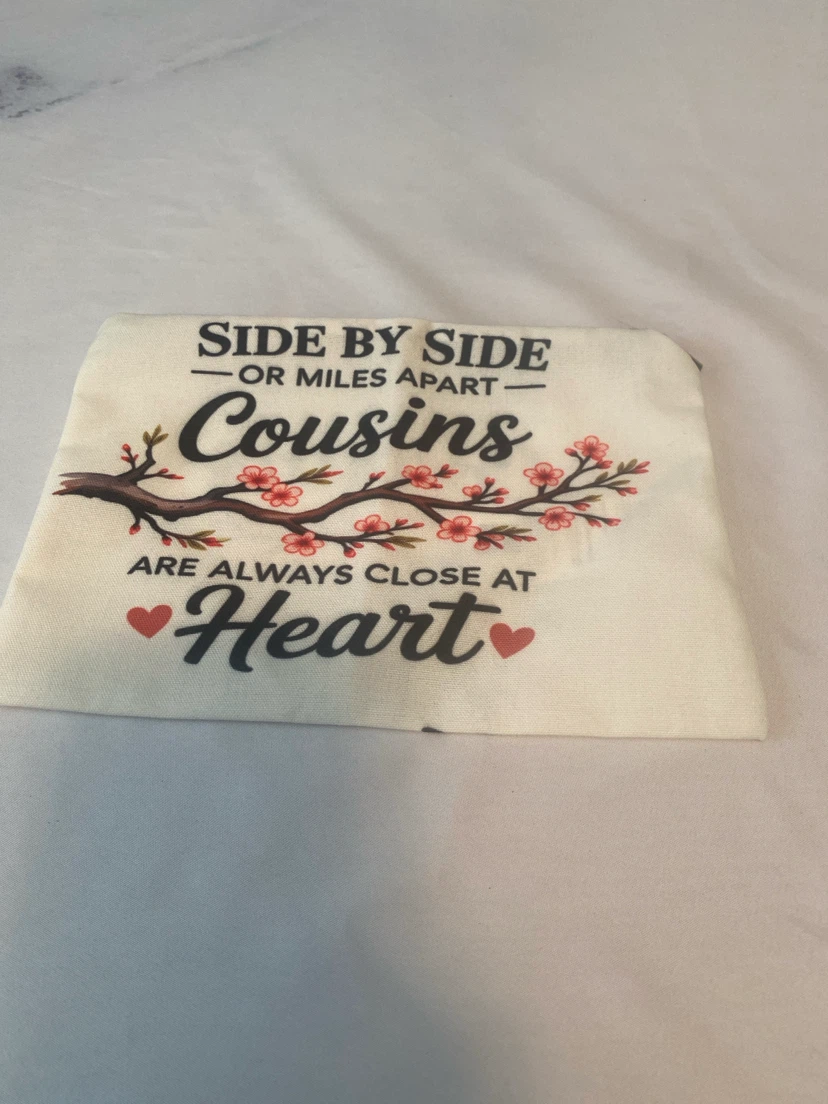 Cosmetic Bag for Cousins - Close at Heart