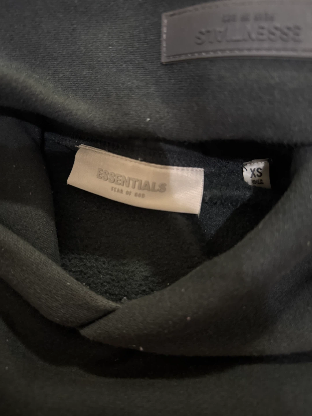 Fear of God Essentials Hoodie Black XS - photo 2
