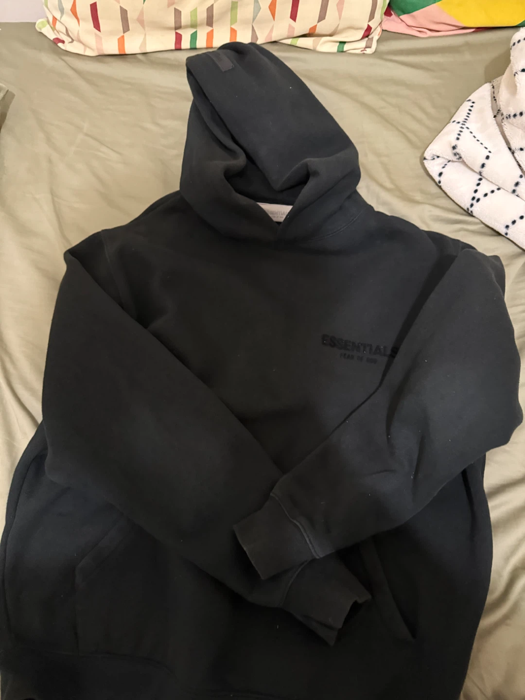 Fear of God Essentials Hoodie Black XS - photo 4