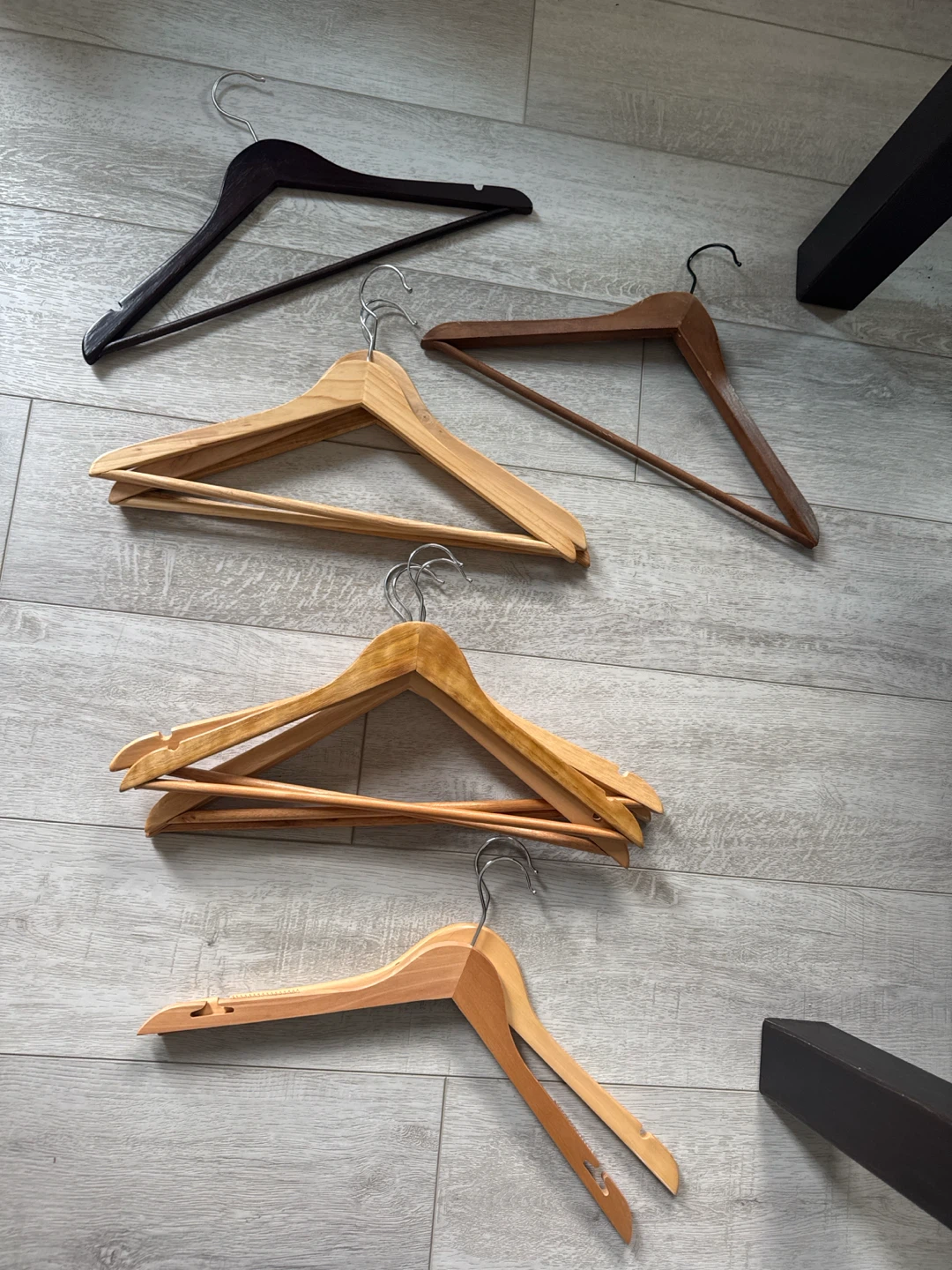 Set of Wooden Hangers