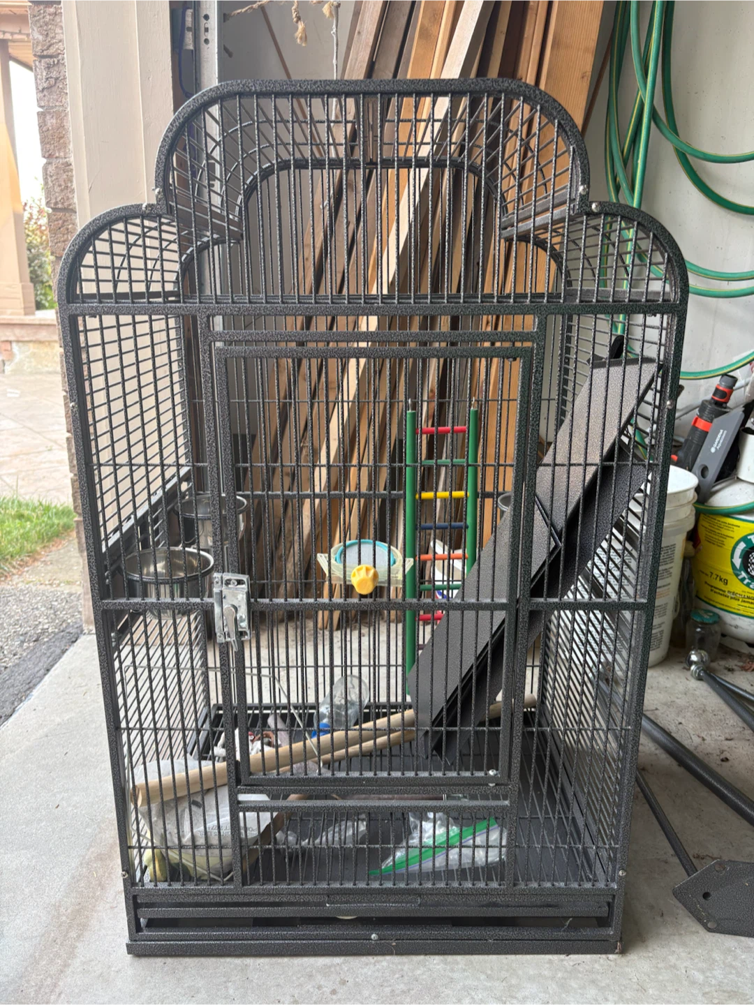 Large Metal Bird Cage - photo 2