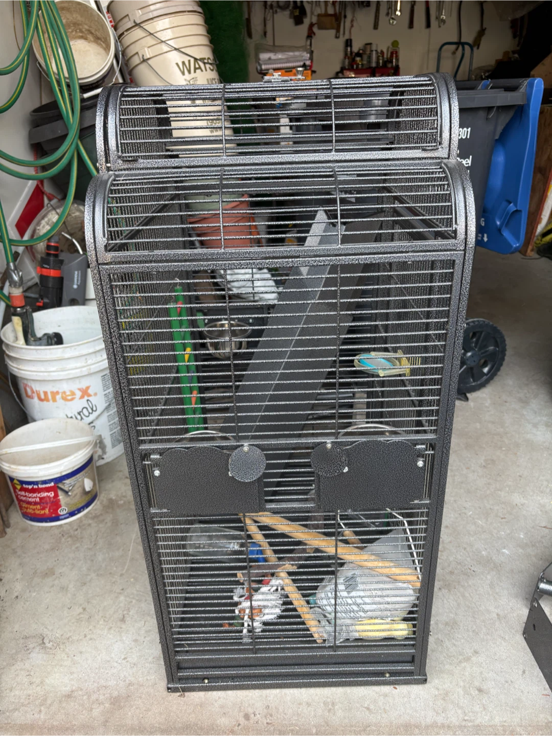 Large Metal Bird Cage - photo 3
